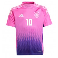Nemecko Jamal Musiala #10 Vonkajší futbalový dres ME 2024 Krátky Rukáv